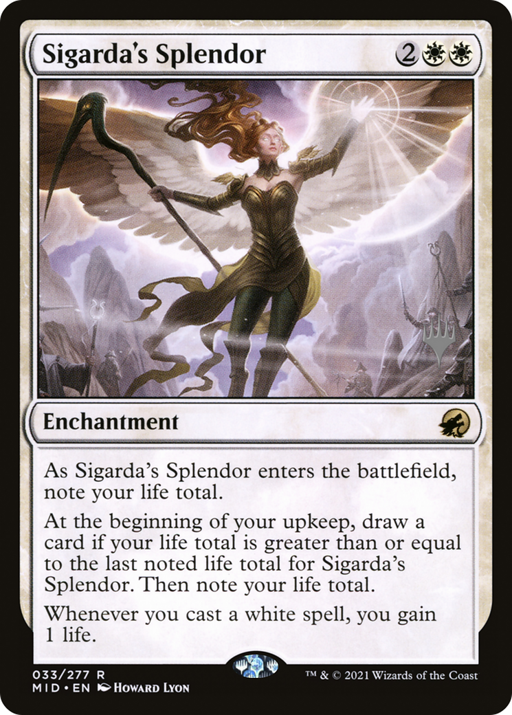 Sigarda's Splendor (PPMID-033) - Innistrad: Midnight Hunt Promos