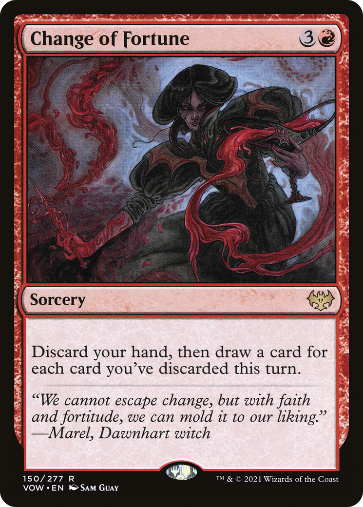 Change of Fortune (VOW-150) - Innistrad: Crimson Vow Foil