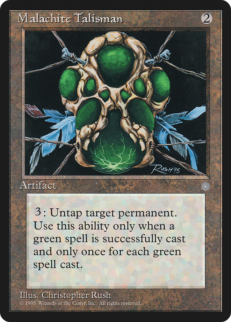 Malachite Talisman (ICE-) - Ice Age