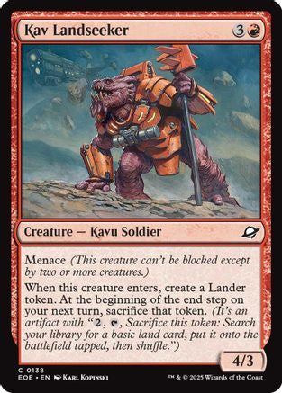 Kav Landseeker (EOE-138) - Edge of Eternities