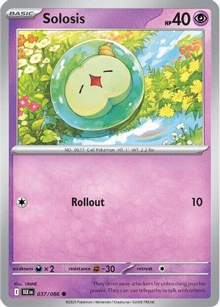 Solosis 037 - Reverse Holofoil SV Black Bolt - Common