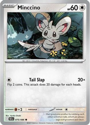 Minccino 075 SV Black Bolt - Common