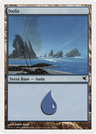 Island (Italian) - "Isola" (G47) (PSAL-G47) - Magic Encyclopedia 2005 (Salvat/Hachette)
