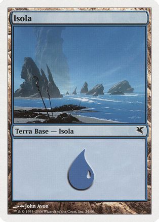 Island (Italian) - "Isola" (H24) (PSAL-H24) - Magic Encyclopedia 2005 (Salvat/Hachette)