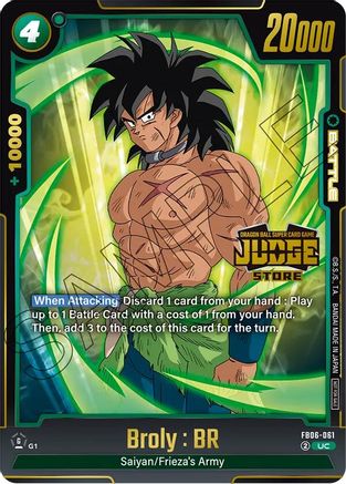 Broly : BR (Judge Pack (Store Judge) 04) (FB06-061) - Tournament and Championship Promos Holofoil