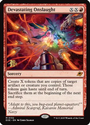 Devastating Onslaught (PRE-132) - Prerelease Cards Foil