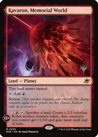 Kavaron, Memorial World (PPEOE-255) - Promo Pack: Edge of Eternities