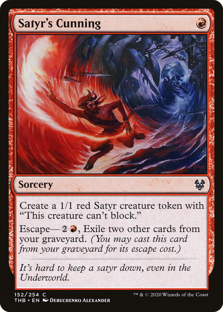 Satyr's Cunning (THB-152) - Theros Beyond Death Foil
