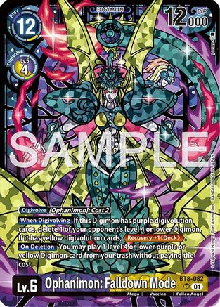 Ophanimon Falldown Mode (Premium Heroines Set Ver.2) (BT8-082) - New Awakening Foil
