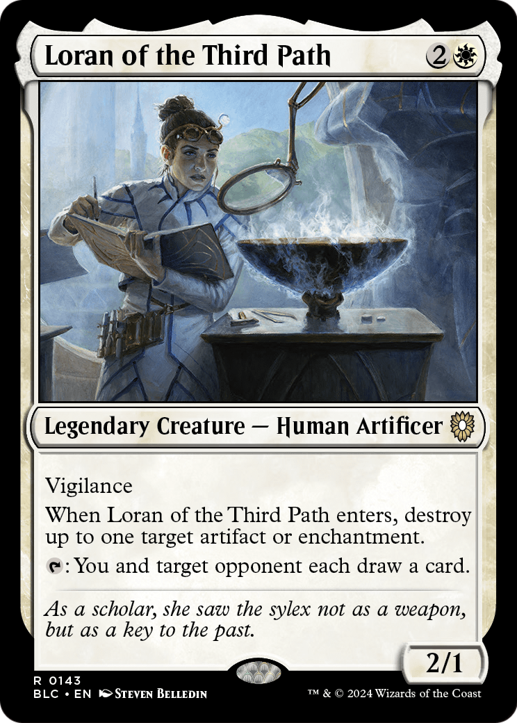 Loran of the Third Path (BLC-143) - Bloomburrow Commander
