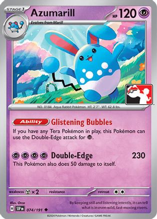 Azumarill 074/191 Prize Pack Series Cards - Uncommon