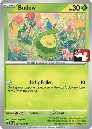 Budew 004/131 - Holofoil Prize Pack Series Cards - Common