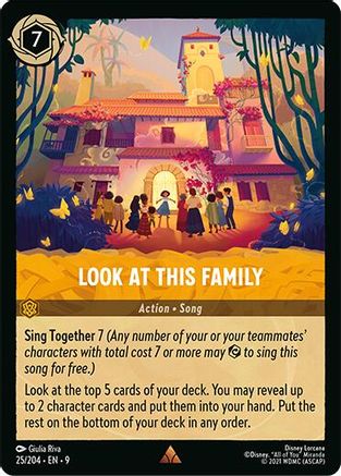 Look at This Family (25/204) - Fabled Cold Foil