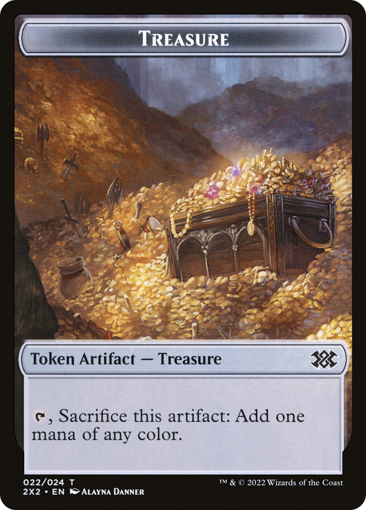 Treasure (T2X2-022) - Double Masters 2022 Tokens Foil