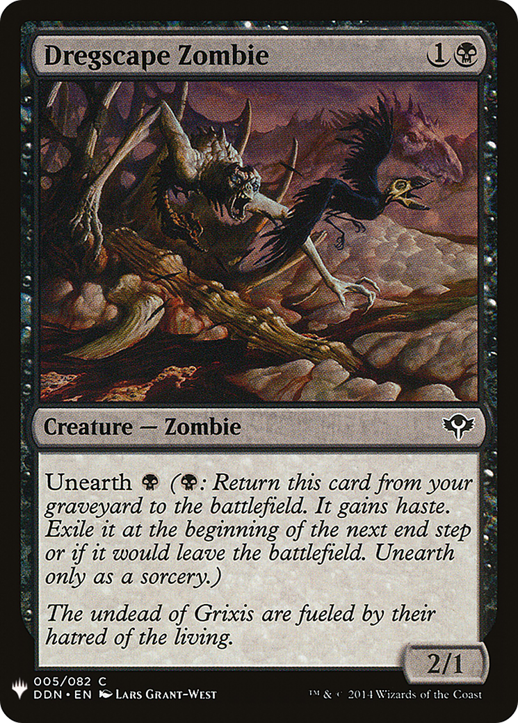 Dregscape Zombie (LIST-DDN-5) - The List