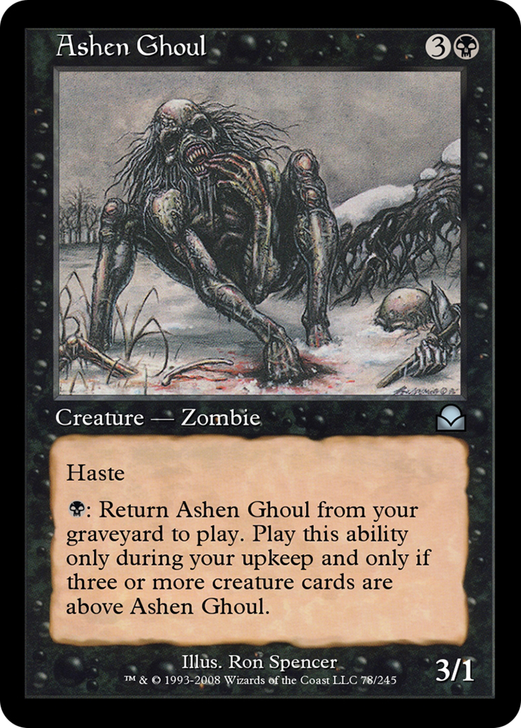 Ashen Ghoul (ME2-078) - Masters Edition II Foil