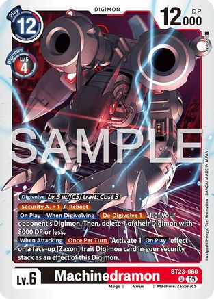 Machinedramon (BT23-060) - Hackers' Slumber