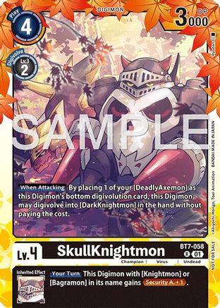 SkullKnightmon (Regulation Battle Vol. 3 Winner) (BT7-058) - Next Adventure Foil