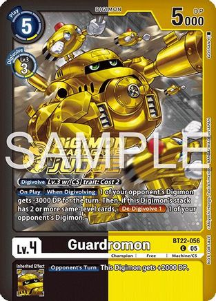 Guardromon (Judge Pack 2025 Wave 2) (BT22-056) - Cyber Eden Foil
