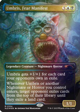 Umbris, Fear Manifest (Rainbow Foil) (SLD-2324) - Secret Lair Drop Series Foil
