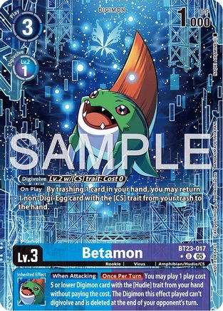 Betamon (Hacker's Slumber Box Promotion Pack) (BT23-017) - Hackers' Slumber Foil