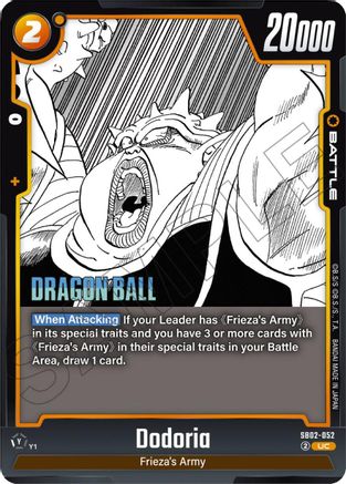 Dodoria (SB02-052) - Manga Booster 02 Holofoil