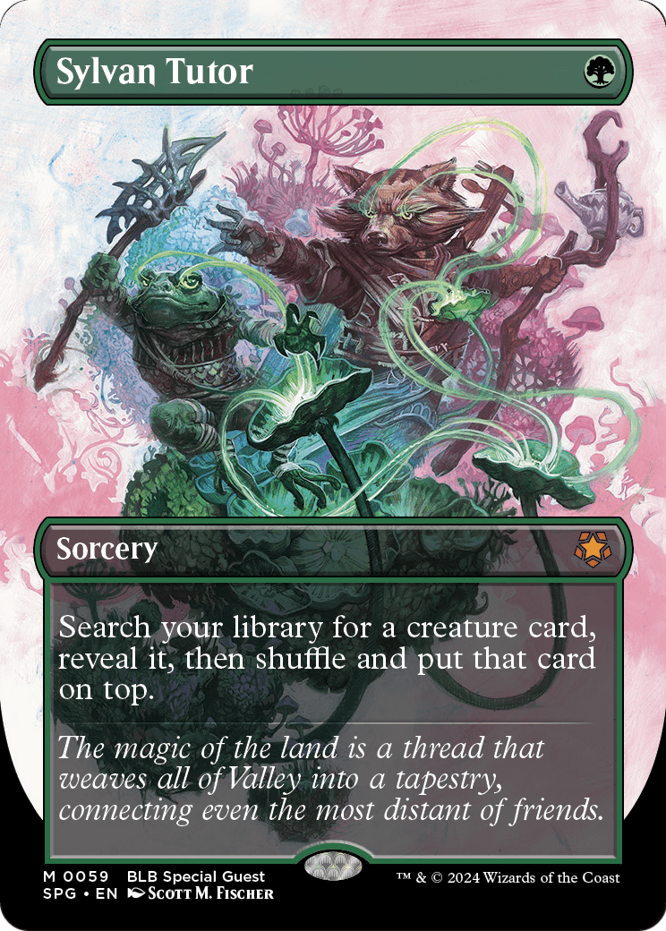Sylvan Tutor (Borderless) (SPG-059) - Special Guests