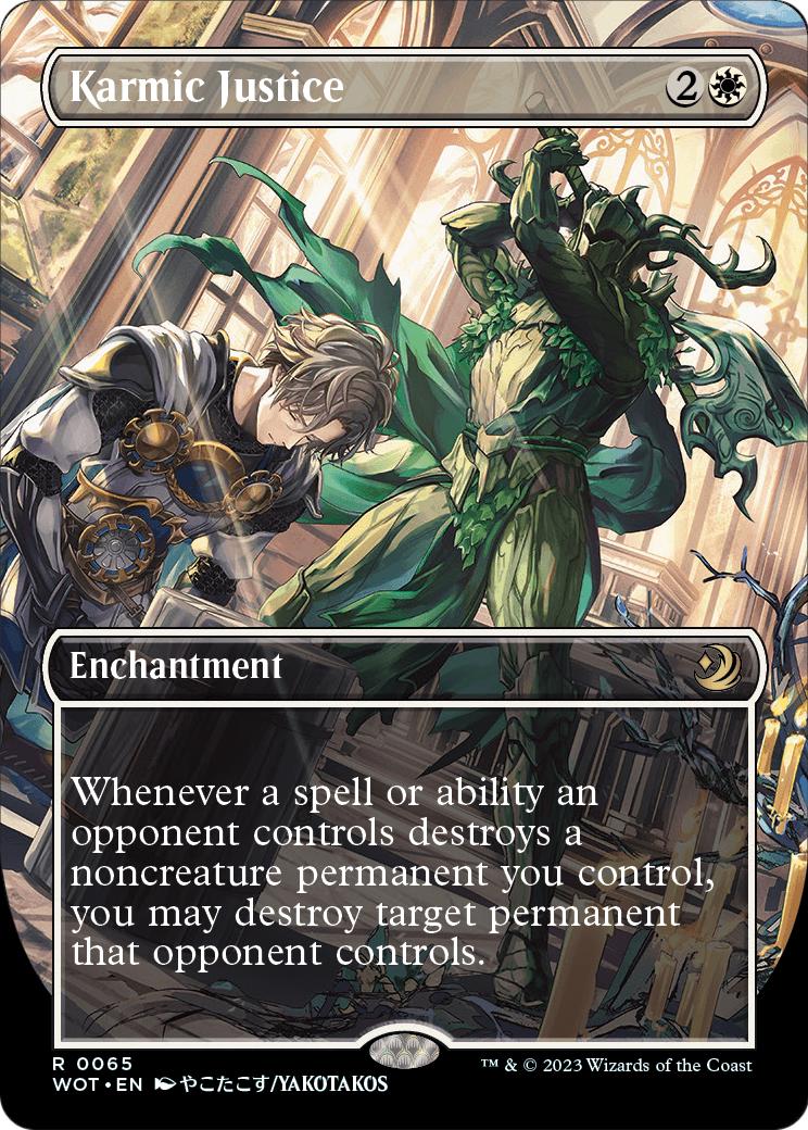Karmic Justice (Anime Borderless) (WOT-065) - Wilds of Eldraine: Enchanting Tales