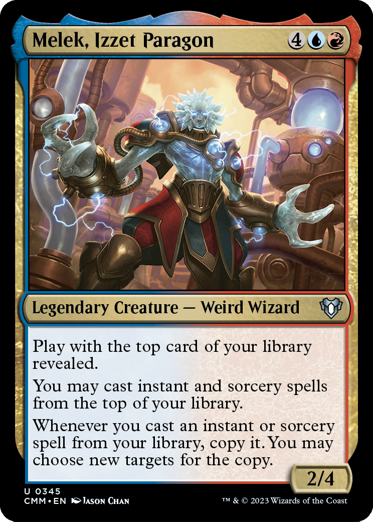 Melek, Izzet Paragon (CMM-345) - Commander Masters Foil