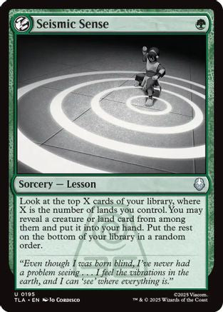 Seismic Sense (TLA-195) - Avatar: The Last Airbender Foil