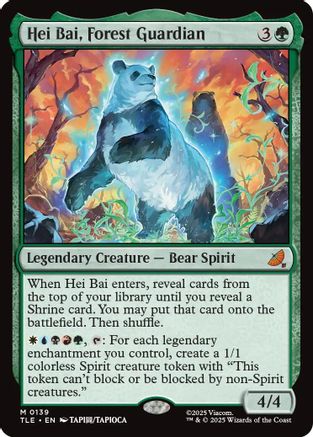 Hei Bai, Forest Guardian (TLE-139) - Avatar: The Last Airbender: Eternal-Legal
