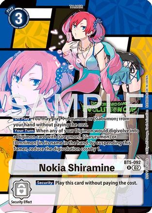 Nokia Shiramine (Evolution Cup 2025 Vol. 3 Winner) (BT5-092) - Battle of Omni Foil