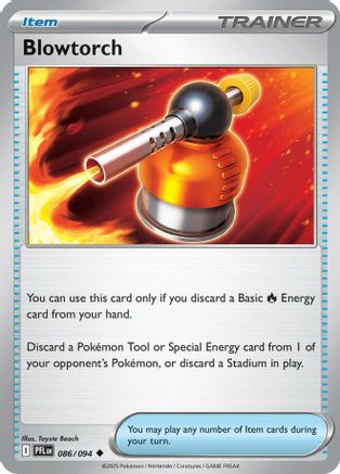 Blowtorch 086/094 ME02 Phantasmal Flames - Uncommon
