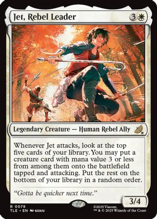 Jet, Rebel Leader (TLE-078) - Avatar: The Last Airbender: Eternal-Legal