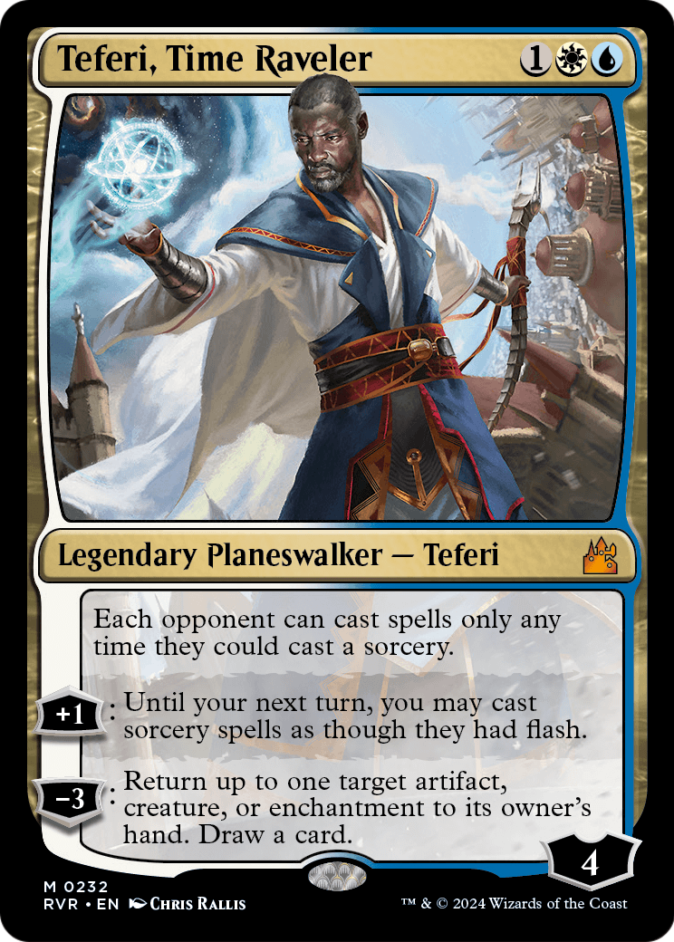 Teferi, Time Raveler (RVR-232) - Ravnica Remastered Foil