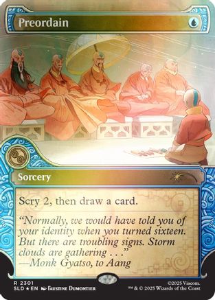 Preordain (2301) (Rainbow Foil) (SLD-2301) - Secret Lair Drop Series Foil