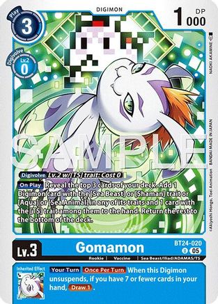 Gomamon (BT24-020) - Time Stranger
