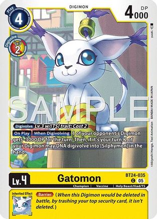 Gatomon (BT24-035) - Time Stranger