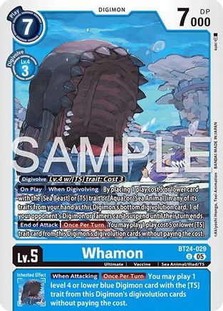 Whamon (BT24-029) - Time Stranger