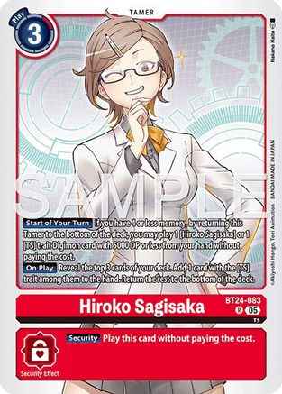 Hiroko Sagisaka (BT24-083) - Time Stranger Foil
