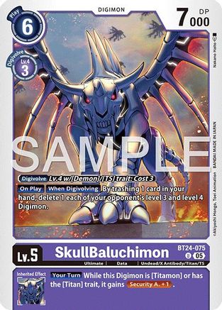 SkullBaluchimon (BT24-075) - Time Stranger