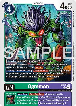 Ogremon (BT24-045) - Time Stranger