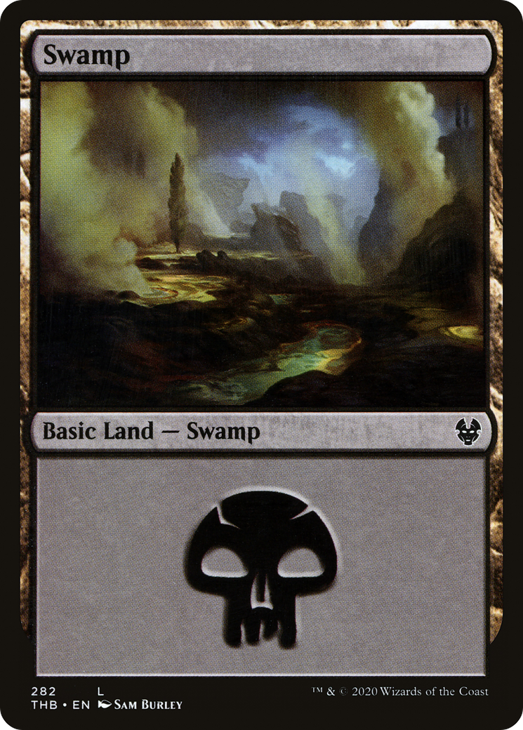 Swamp (282) (THB-282) - Theros Beyond Death Foil