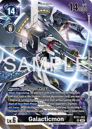 Galacticmon (2026 Dash Pack Campaign) (Alternate Art - Japanese) (BT21-062) - World Convergence Foil