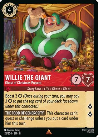Willie the Giant - Ghost of Christmas Present (126/204) - Winterspell