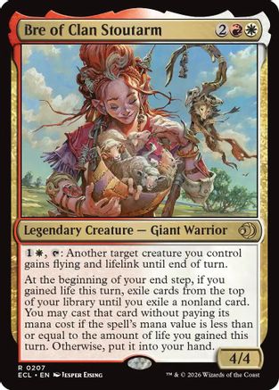 Bre of Clan Stoutarm (ECL-207) - Lorwyn Eclipsed Foil