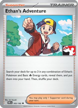 Ethan's Adventure 165/182 Prize Pack Series Cards - Uncommon
