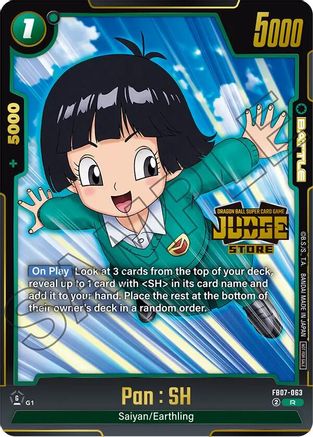 Pan : SH (Judge Pack (Store Judge) 05) (FB07-063) - Tournament and Championship Promos Holofoil