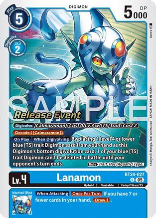 Lanamon (BT24-027) - Time Stranger Release Event Cards