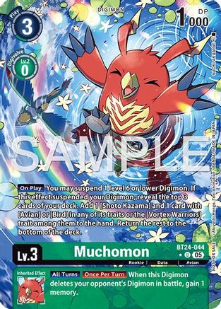 Muchomon (Box Topper) (BT24-044) - Time Stranger Foil